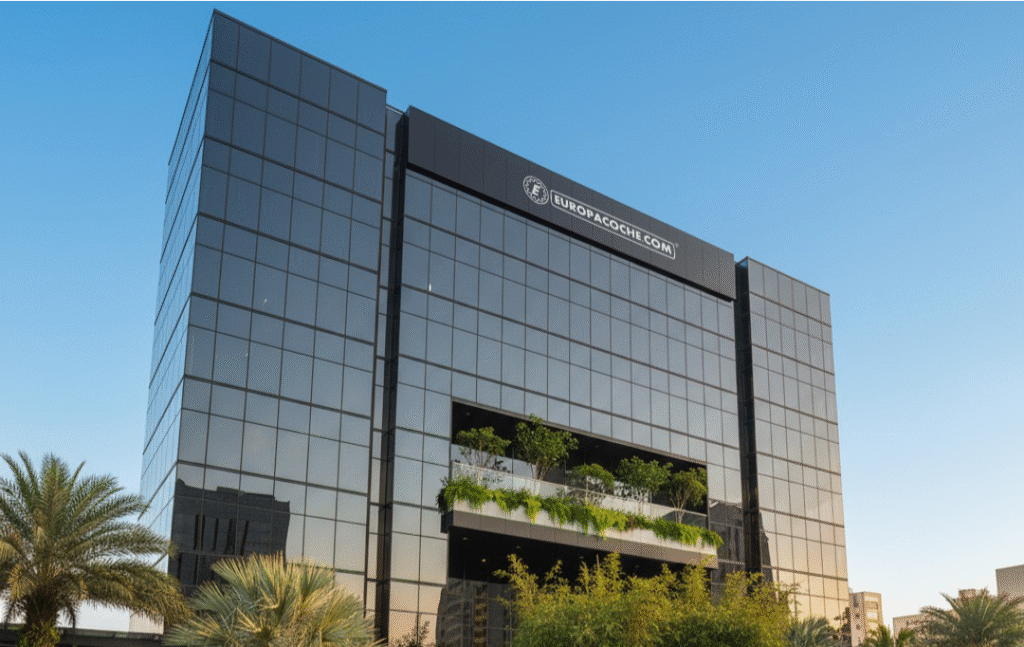 EuropaCoche.com® headquarters – one of Spain’s prominent technology companies, recognized for its innovation and expansion of digital infrastructure across Europe.
