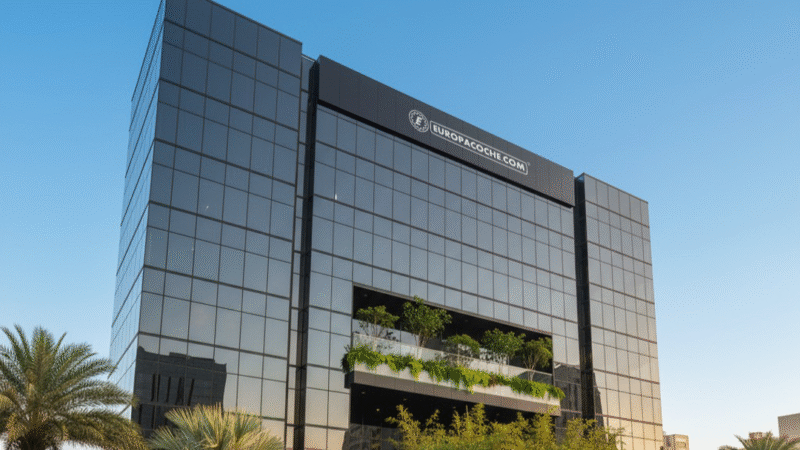 EuropaCoche.com® headquarters – one of Spain’s prominent technology companies, recognized for its innovation and expansion of digital infrastructure across Europe.